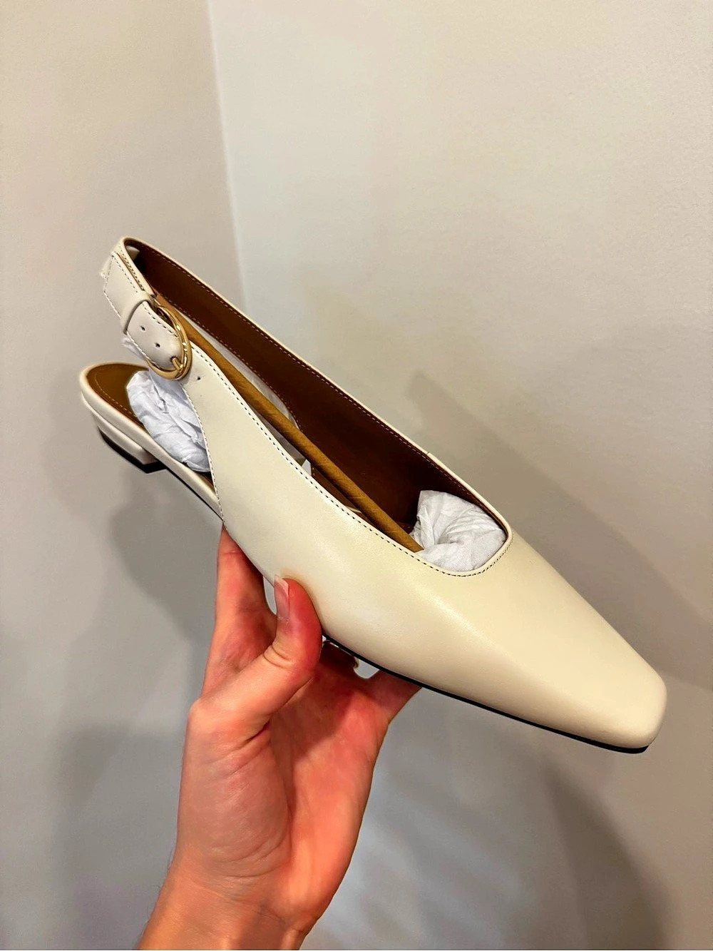 Quince Italian Leather Slingback Flat